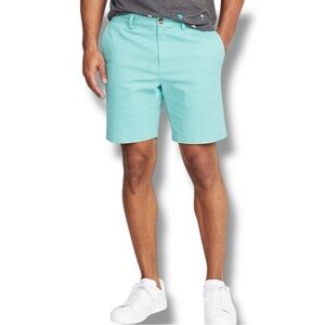 NWT Old Navy Size 28 Ultimate Slim Built-In Flex 8” Shorts Color-Warmer Water